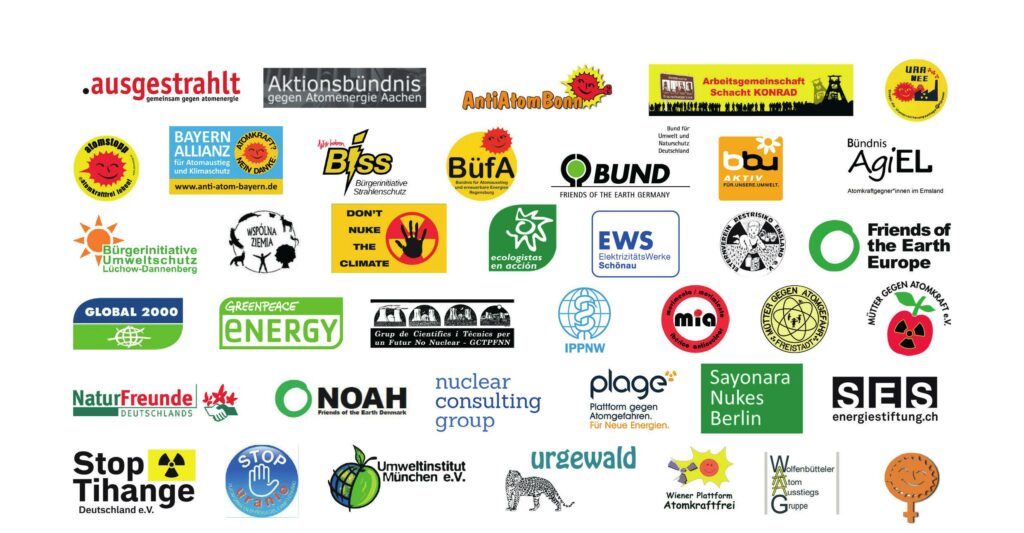 Logos der Initiativen und Organisationen, die unterzeichnet haben.